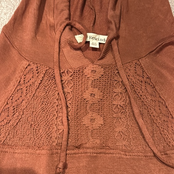 Rewind hooded shirt with pocket- girls XS - Picture 3 of 3